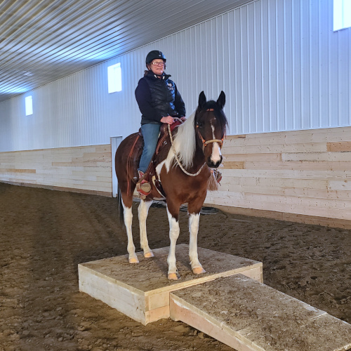 indoor riding arena